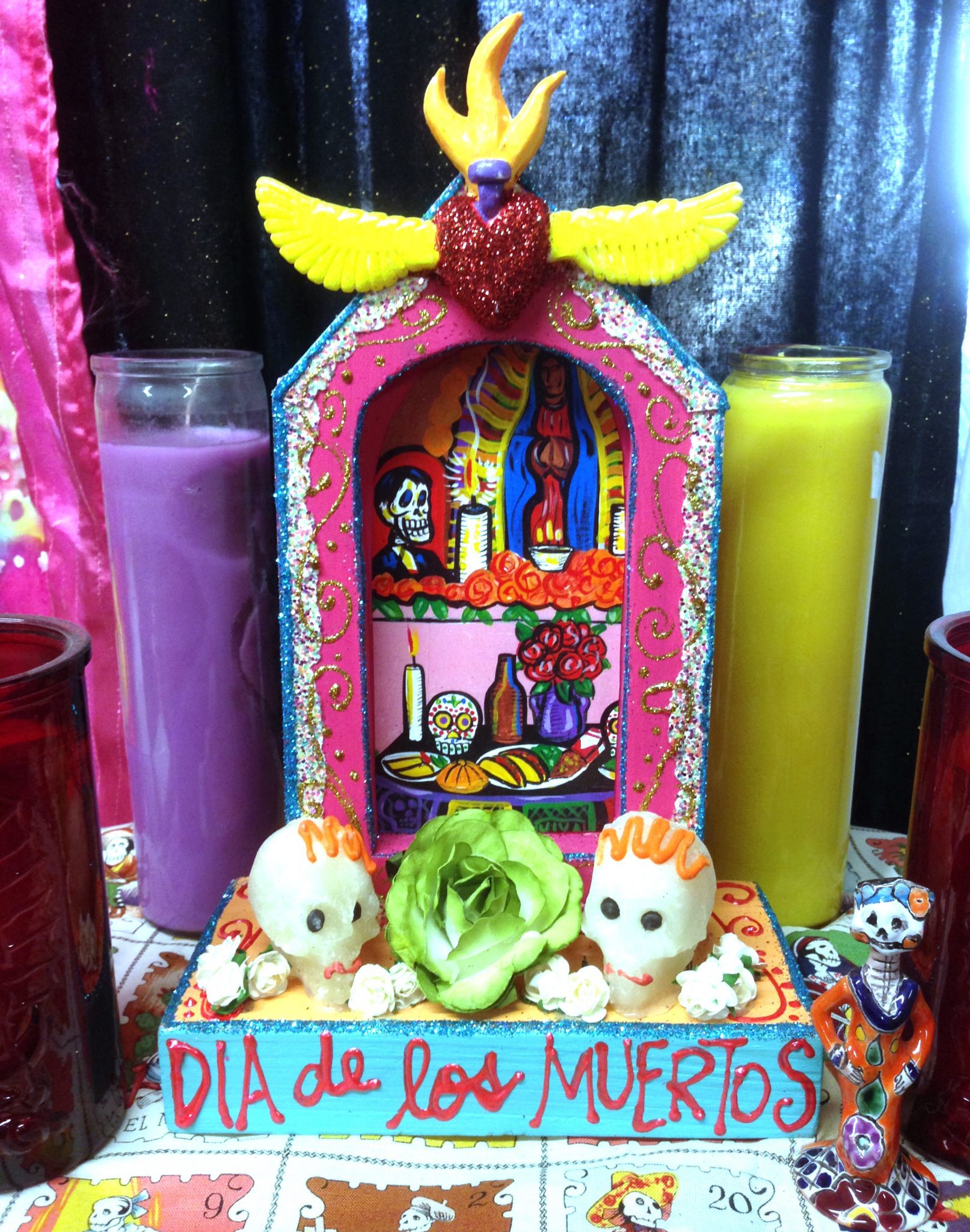 DIY Day of the Dead Shrine Base - The Crafty Chica