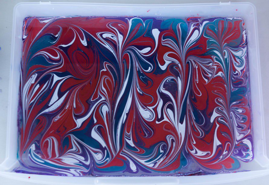 An Epic Marbled Fabric Tutorial! The Crafty Chica