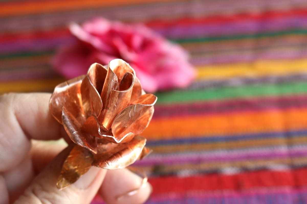 How to make copper roses The Crafty Chica