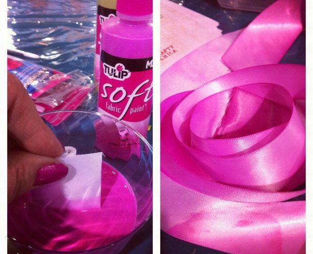 How To Dyed Ribbon (Super easy!) The Crafty Chica
